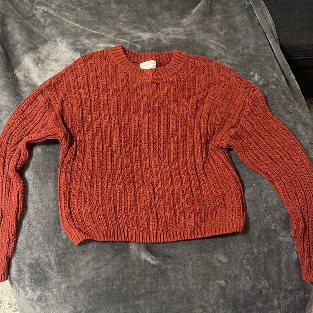 Orange sweater